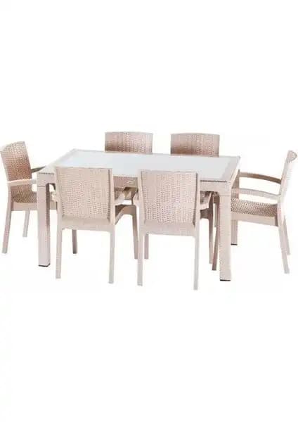 Violet Rattan Masa Takımı Karşılaştırması: 80x140 ve 90x150 Modelleri Detaylı İnceleme 1