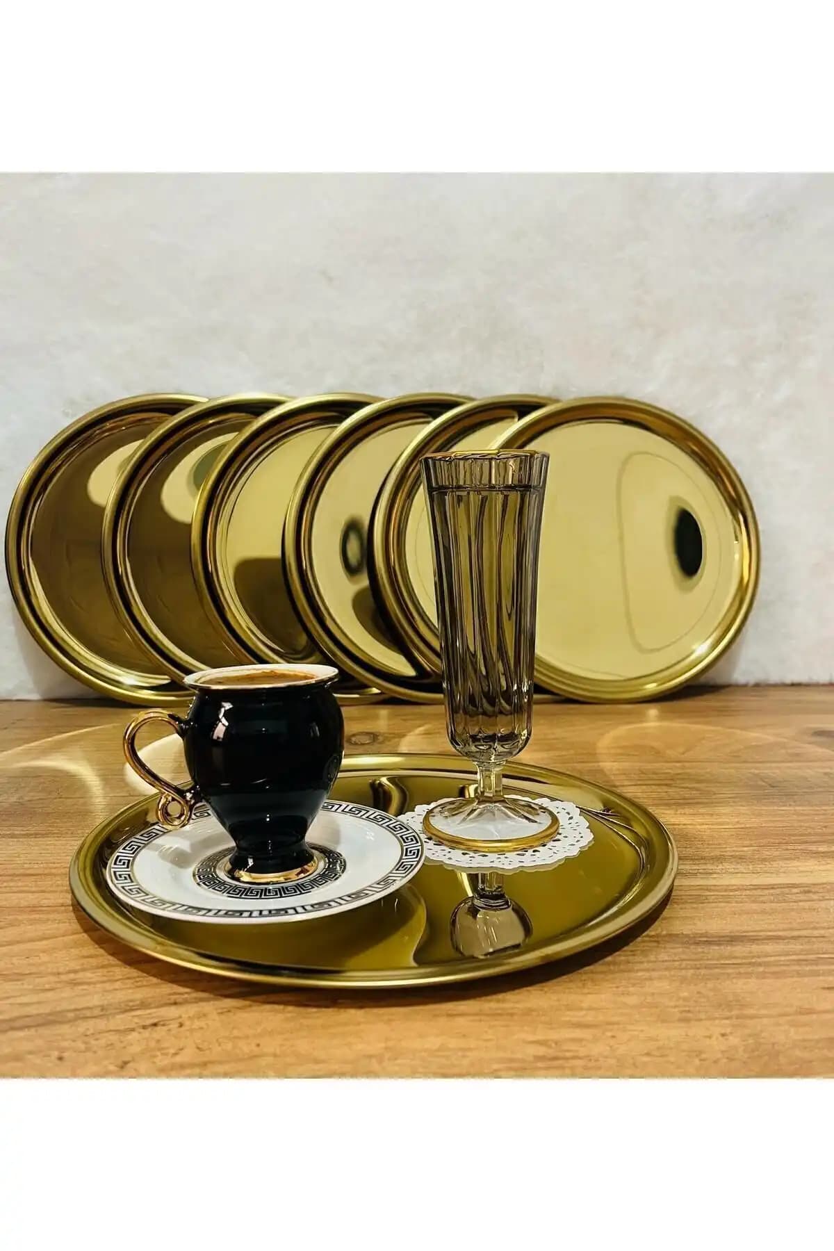 BİMOTE 6'lı Paslanmaz Çelik Tepsi Karşılaştırması: Gold ve Gümüş Renk Seçenekleri 1