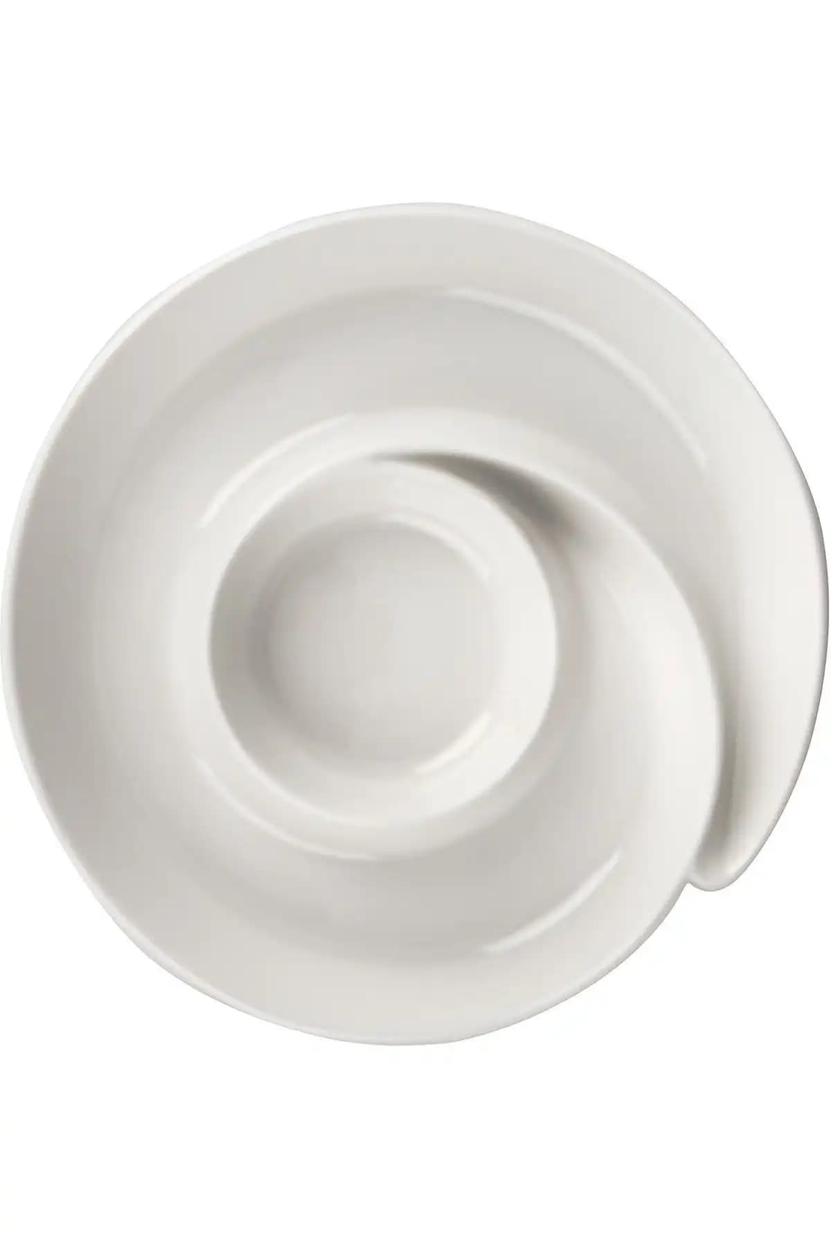 Karaca Ivy 26,5 cm BPA Free Porselen Servis Tabağı Şık ve Sağlıklı Sunumlar İçin