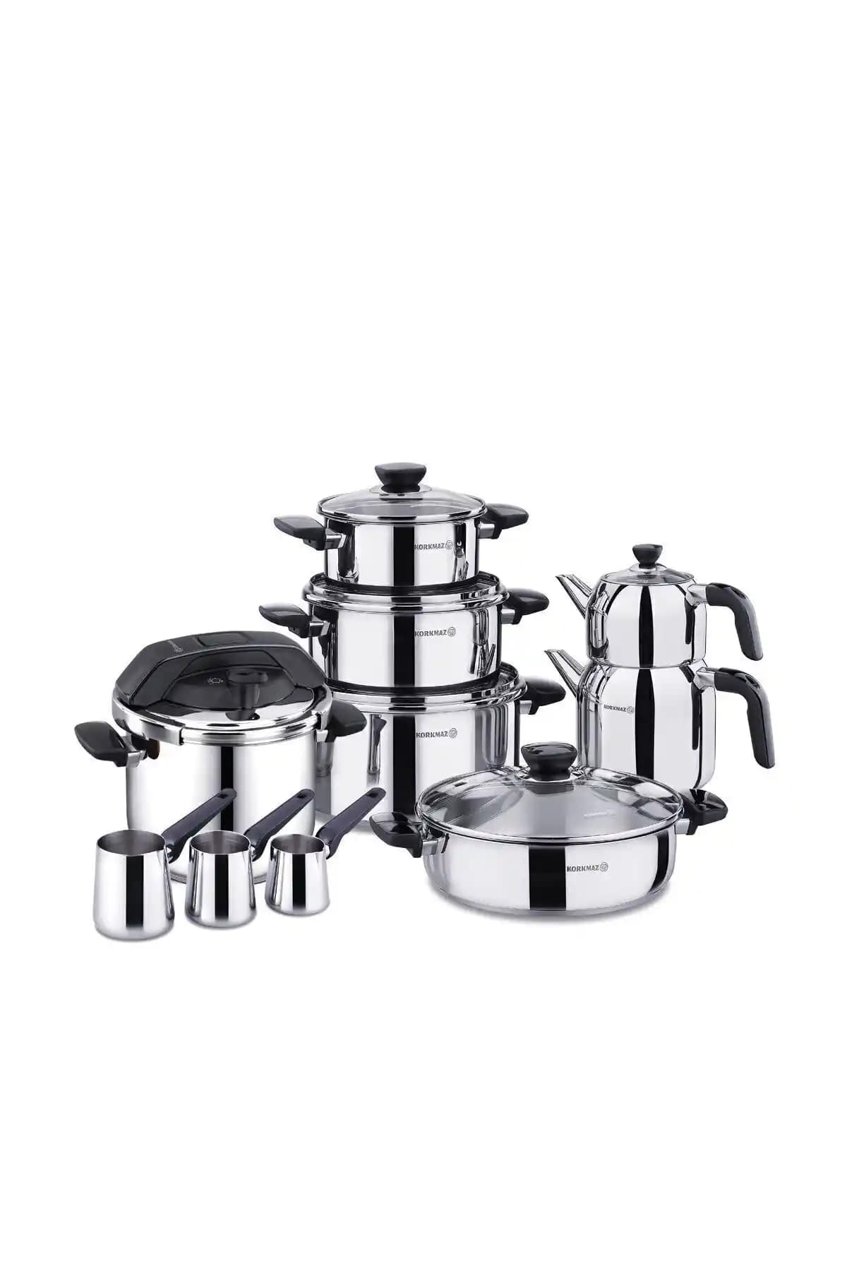 KORKMAZ Kappa ve Perla Çelik Mutfak Setleri Karşılaştırması