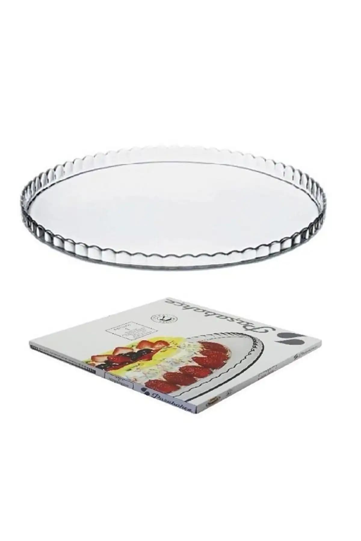 Paşabahçe 10345 Patisserie Büyük Servis Tabağı 32 Cm Şık ve Dayanıklı Sunum İçin Ideal