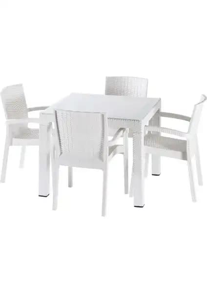 Bahçe ve Balkon İçin Rattan Masa Takımı Karşılaştırması 75-90 Karakter 1