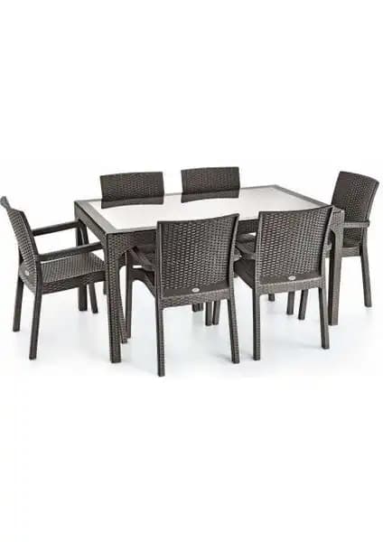 Bahçe ve Balkon İçin Rattan Masa Takımı Karşılaştırması 75-90 Karakter 2