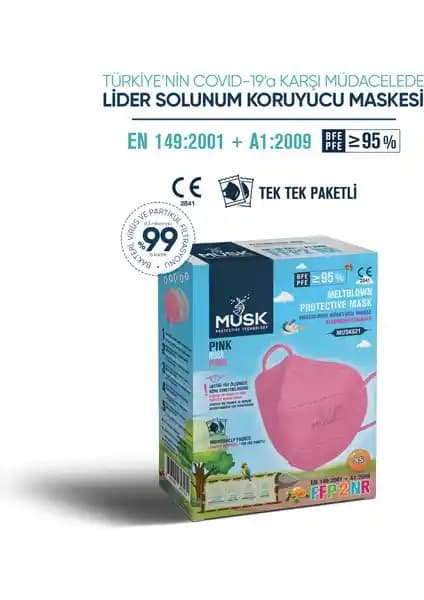 Musk Ffp2 Çocuk Maskesi ve Musk KF94 Kore Tipi FFP2 Maskenin Karşılaştırması