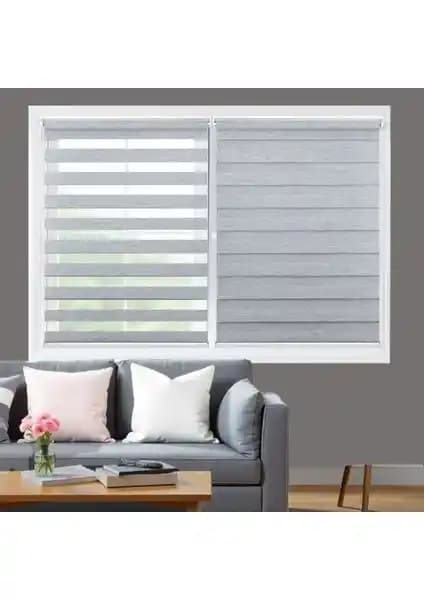 Blind-X Gri Bambu Stor ve Brillant Ekru Zebra Perde Karşılaştırması