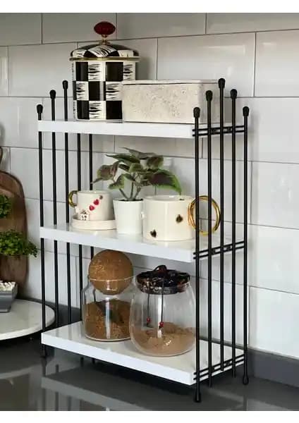 Mutfak ve Banyo Düzeni İçin Guhef Üçlü Tel Raf ve Mudesa Metal Ahşap Raf Karşılaştırması