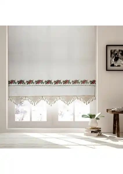 Pamuklu Kırmızı Kanaviçeli Perdeler: Cotton Studio ve Tuncay Tekstil Karşılaştırması