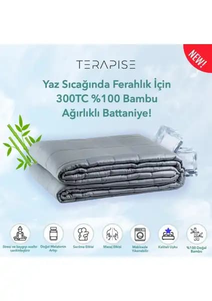 Terapise % 100 Bambu Ağırlıklı Yorgan: Lüks ve Konforun Birleştiği Uyku Deneyimi