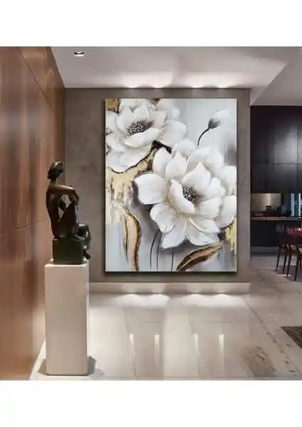 Trade Ays Çiçek Tablosu Karşılaştırması: Modern ve Yağlı Boya Efekti Ürünleri