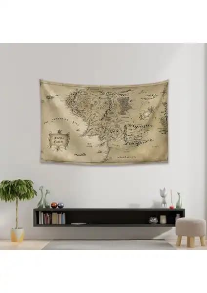 Vagonik Halıları Karşılaştırması: Van Gogh Yıldızlı Gece ve Orta Dünya Haritası 2