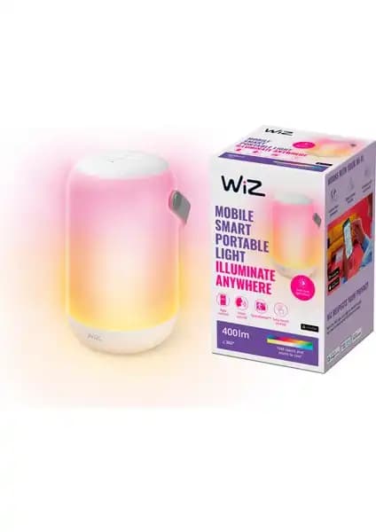 Wiz Mobile Portable Şarjlı Akıllı Taşınabilir RGB Ambiyans Lambası Özellikleri ve Kullanım Avantajları