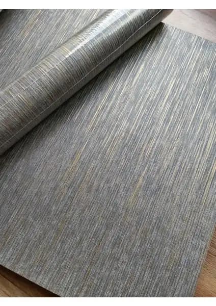 Antrasit ve Gold Detaylı Kabartmalı Silinebilir Duvar Kağıdı – Modern ve Şık Dekorasyon Ürünü