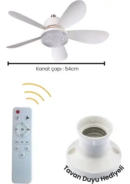 Goes Tay-Tech Rbr Tavan Vantilatörlü LED Ampul ile Konfor ve Fonksiyonellik Artırılır