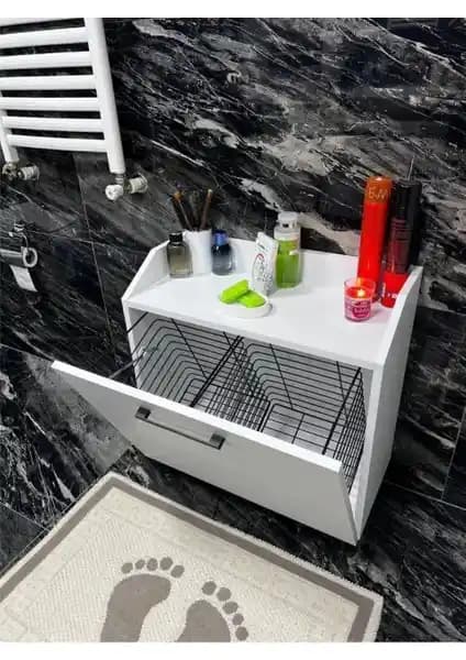 Mobest Mb1 Kirli Çamaşır Dolabı ile Banyonuzda Düzen ve Hijyen Sağlayın