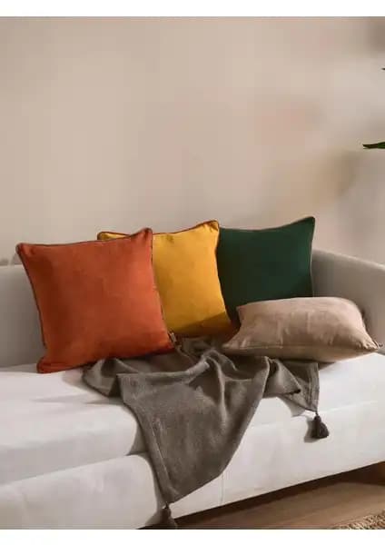 Vanilla Home Spice Vibe 4'lü Kırlent Kılıfı Seti Modern ve Canlı Dekorasyon Çözümü