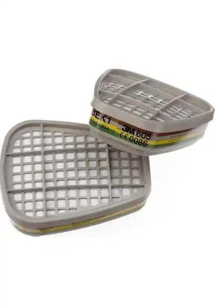 3M 6059 ABEK1 Gaz Buhar Filtresi Endüstriyel Koruma ve Güvenlik Çözümüdür