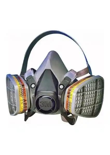 3M 6200 Gaz Maskesi ve 6059 Filtre Seti Endüstriyel Güvenlik ve Konfor Sağlar