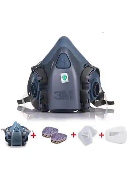 3M 7502 Yarım Yüz Maskesi ve Filtre Sistemleri: Endüstriyel Güvenlik İçin Profesyonel Çözüm