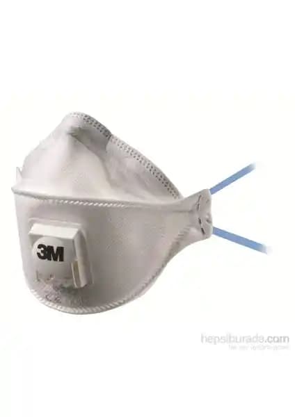 3M 9322 Ventilli Toz ve Duman Maskesi FFP2 Güvenli Solunum Koruması ve Konforlu Kullanım