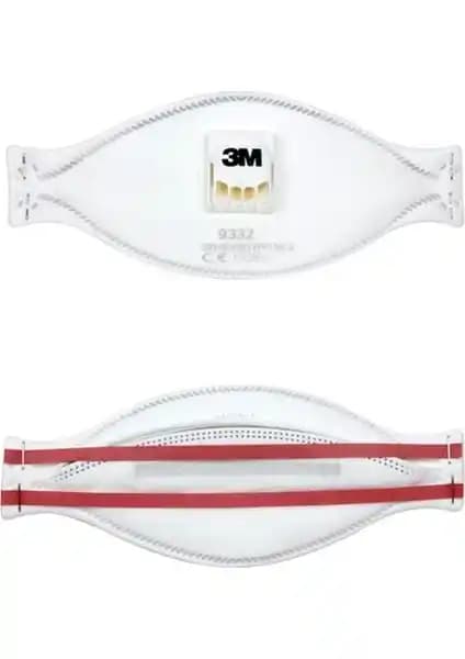 3M 9332 N99/95 FFP3 Toz ve Solunum Maskesi Güvenli ve Konforlu Nefes Alış Deneyimi