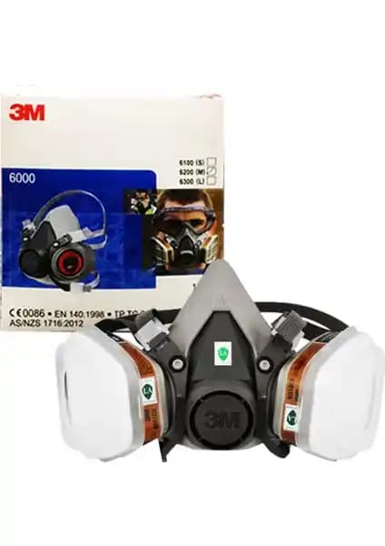 3M A+ 6200 Gaz ve Buhar Boya Maskesi Takımı: Güvenli ve Konforlu Koruma Çözümü