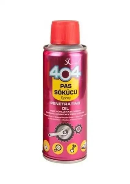 404 Pas Sökücü Sprey: Pas ve Korozyonla Mücadelede Güçlü Çözüm Ürünü