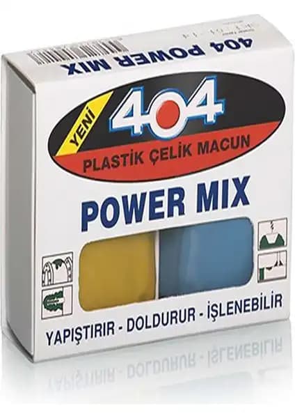 404 Power Mıx Mini 40 Gr Güçlü Çok Yönlü Onarım Çözümü Yüksek Dayanıklılık ve Hızlı Sertleşme Özelliğiyle