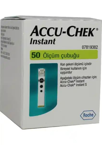 Accu-Chek Instant Test Şeridi 50'li Paket Kan Şekeri Ölçümünde Güvenilirlik ve Kolaylık Sunar