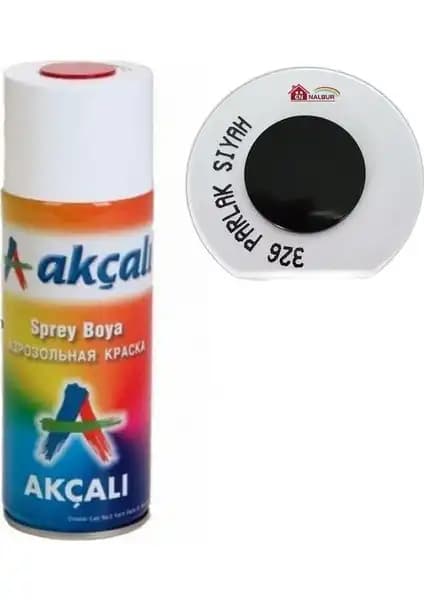 Akçalı Sprey Boya 400 ml Parlak Siyah Yüzeylere Dayanıklı ve Kolay Uygulamalı Boya Çözümü