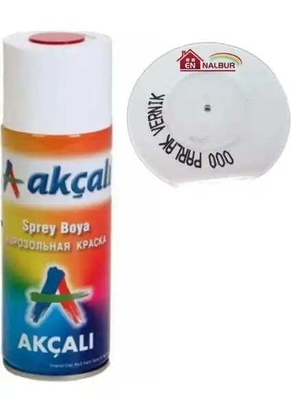 Akçalı Sprey Boya Şeffaf Vernik 400 ml yüksek performanslı ve çok yönlü koruyucu kaplama