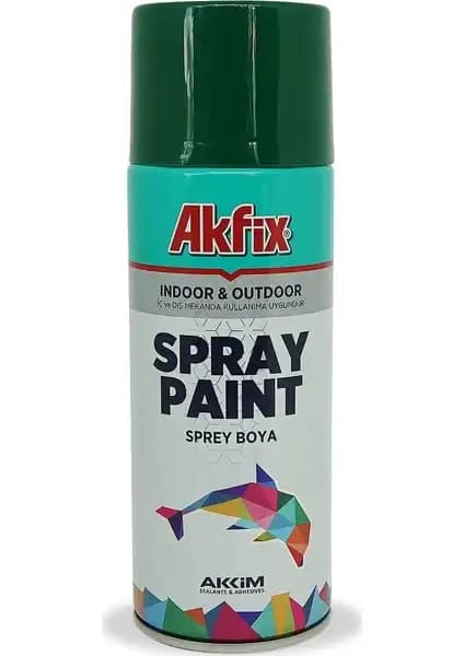Akfix Akrilik Sprey Boya 400ml Parlak Yeşil: Dayanıklı ve Çok Yönlü Boyama Çözümü