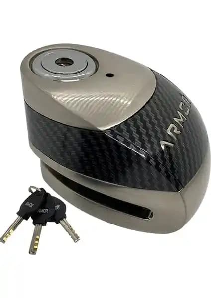 Armor 610+MVA Paslanmaz Çelik Alarmlı Karbon Disk Kilidi Güvenlik Çözümü