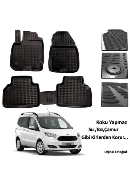 Automix Ford Courier 3D Oto Paspas Seti: Araç İçin Koruma ve Estetik Çözüm