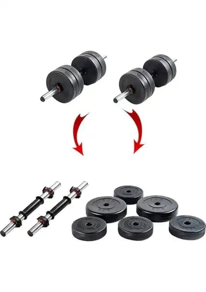 Ayden Sport 55 kg Dambıl Seti ve Ecgspor 20 KG Ağırlık Plakası Karşılaştırması 2