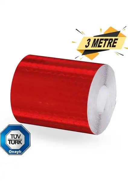 Badem10 Reflektörlü Fosforlu Şerit Bant ile Trafik Güvenliğinizi Artırın