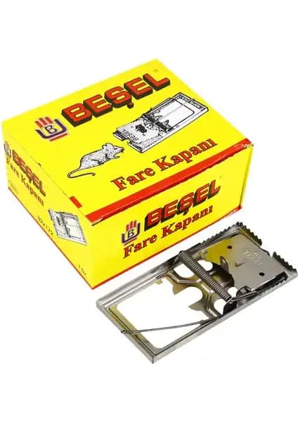 Beşel Fare Kapanı 12'li: Güvenilir ve Etkili Fare Kontrolü için Pratik Çözüm