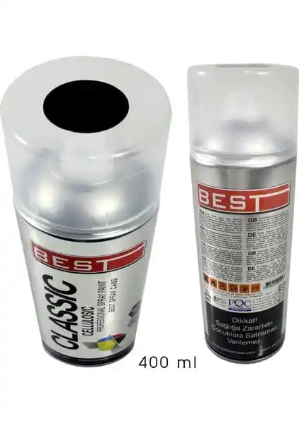 Best Classic Mat Siyah Sprey Boya 400 Ml - Dayanıklı ve Kaliteli Boya Çözümü