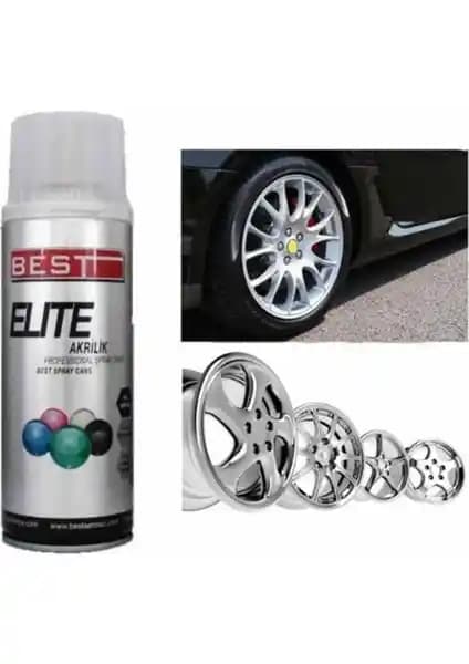 Best Elite Gümüş Jant Boyası 400ml ile Otomobilinizde Estetik ve Dayanıklı Parlaklık