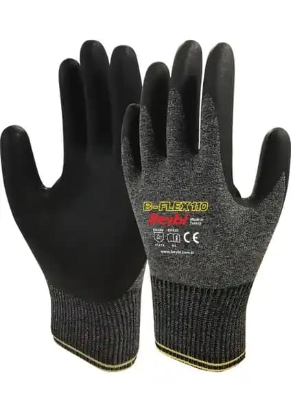 Beybi B-Flex110 Köpük Nitril Kaplı İş Eldiveni: Dayanıklı ve Konforlu İş Güvenliği Ekipmanı