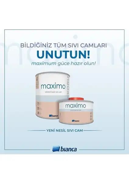 Bianca Maximo Sıvı Cam Parlak 500GR Yüzey Koruyucu ve Estetik Artırıcı Ürün