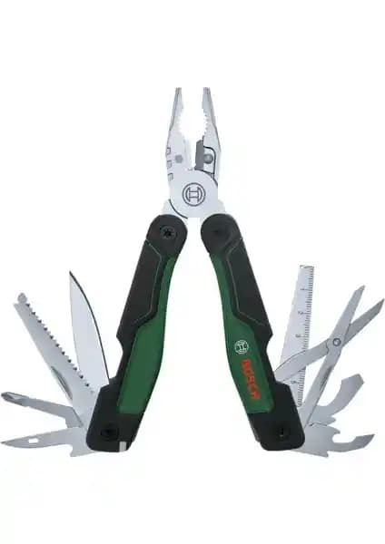 Bosch 16 Özellikli Çok Amaçlı Pense-Çakı: Dayanıklı ve Çok Yönlü El Aleti Tanıtımı