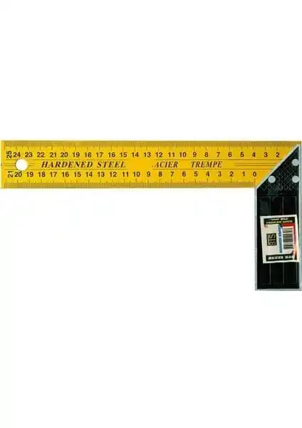 Bts 12235 Marangoz Gönyesi Sarı 150mm - Dayanıklı ve Hassas Ölçüm Aracı