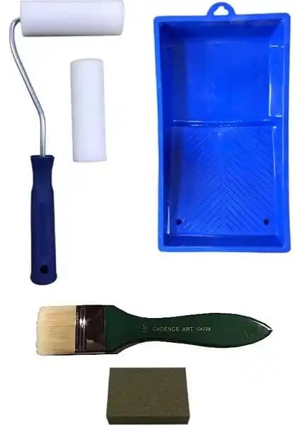 Buhobi Cadence Boya Sünger Rulo Fırça Seti Profesyonel ve Pratik Boyama Çözümleri