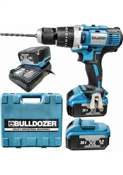 Bulldozer 36V 5AH Çift Akülü Metal Mandrenli Şarjlı Vidalama Matkap Özellikleri ve Kullanım Avantajları