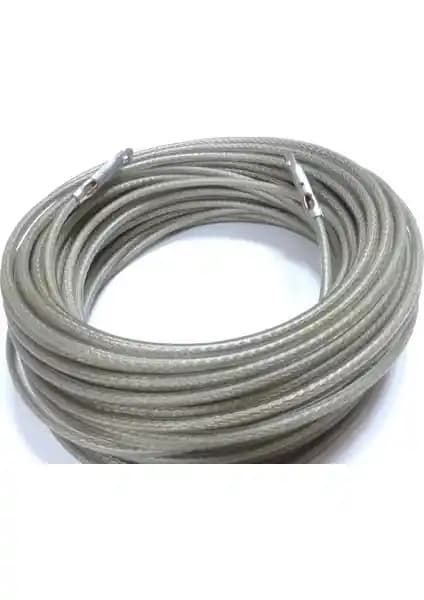 Çakır Marka Gümrük Halatı 7 mm Çelik Tel 18 Metre Güçlü ve Dayanıklı Sabitleme Çözümü