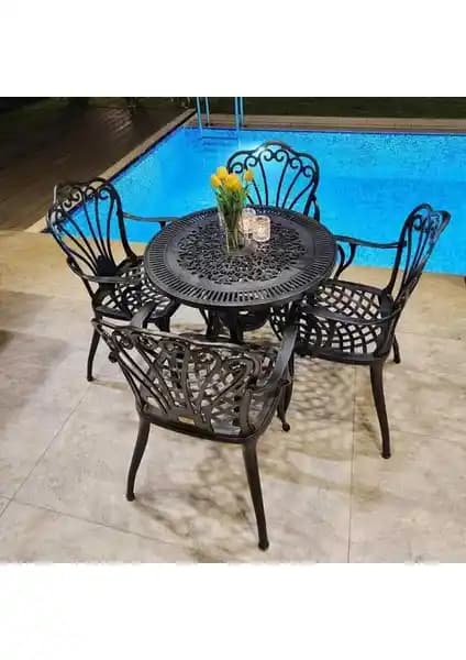 Ceritti Ferforje Görünümünde Dış Mekan Masa ve Sandalye Takımı Özellikleri ve Kullanım Alanları