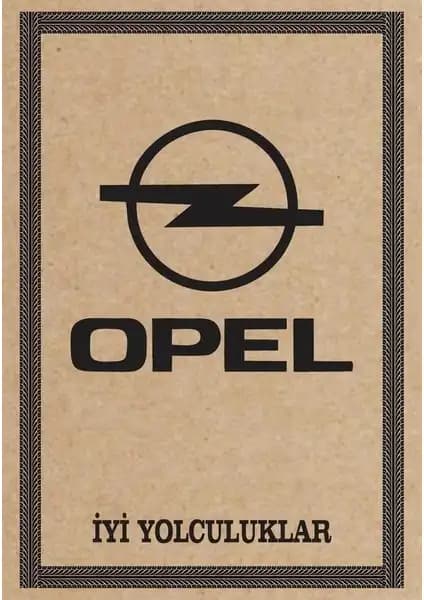 Cihan Oto Paspas Kağıdı Opel Amblemli Kaliteli ve Dayanıklı Pratik Temizlik Çözümü