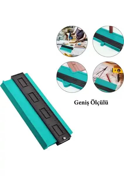 Çok Fonksiyonlu Plastik Kontur Ölçüm Cihazı Ahşap Fayans ve Düzensiz Şekiller İçin Profesyonel Çözüm