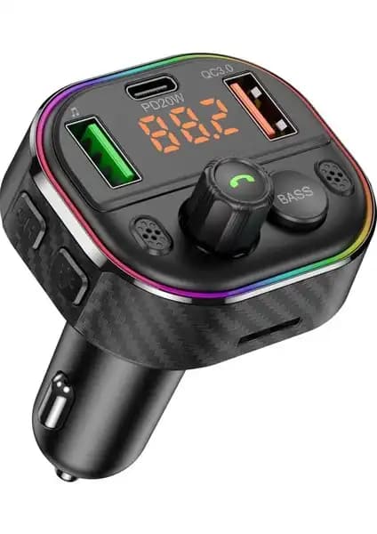 Cosmostech Car T86M FM Transmitter: Yüksek Kalite Ses ve Çok Fonksiyonlu Araç Aksesuarı