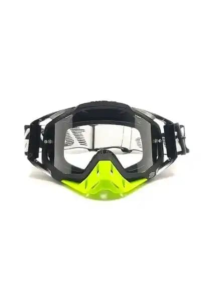Darbe ve UV Korumasına Sahip Yüksek Dayanıklı Motosiklet ve Motokros Gözlükleri